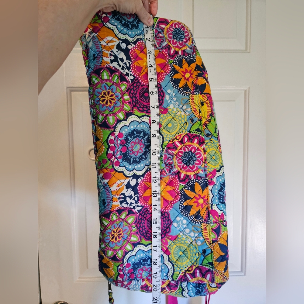 Danielle Morgan Weekender Quilted Duffel Bag Multicolor Mandala Print OS - Picture 11 of 16